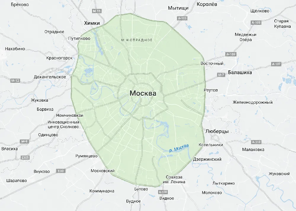 Пропуск в центр Москвы для грузового транспорта — зона СК