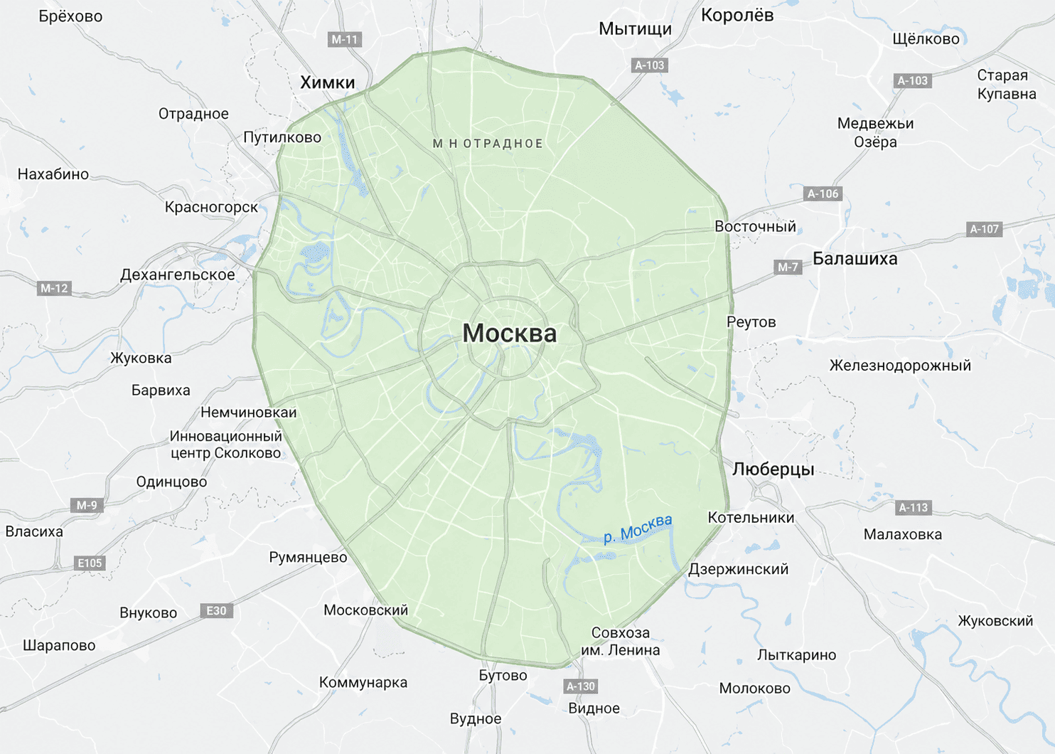Грузовой транспорт для оформления пропуска СК в Москве